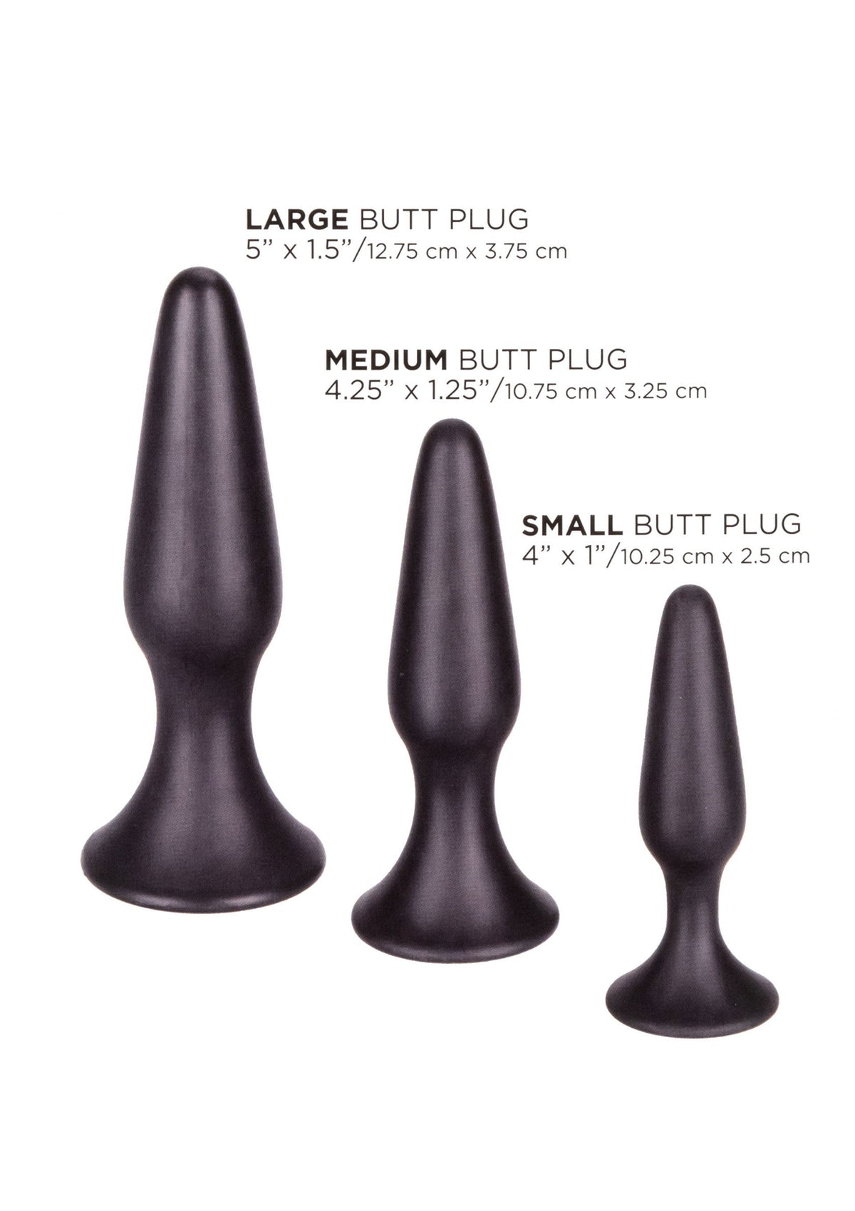 12115 calexotics anal silicone anal trainer kit