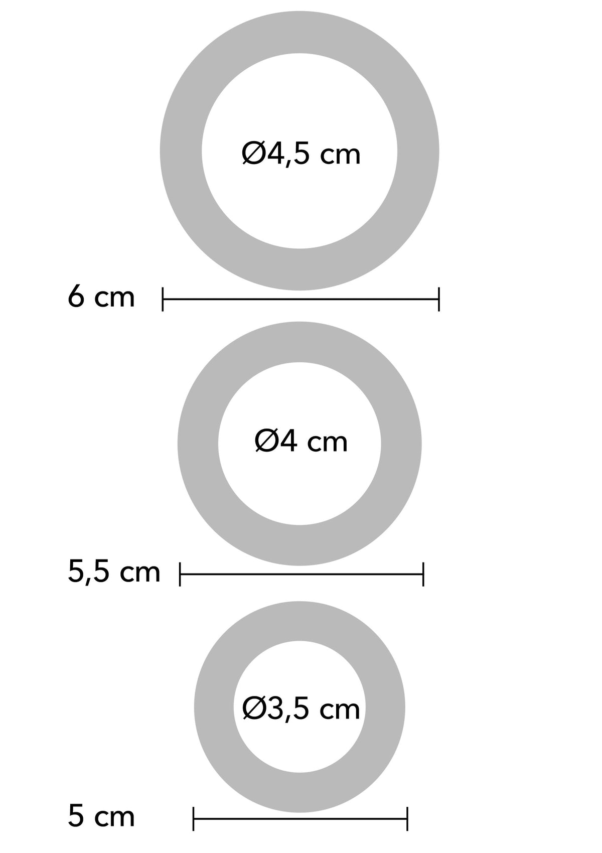 Cock Ring Set 3pcs