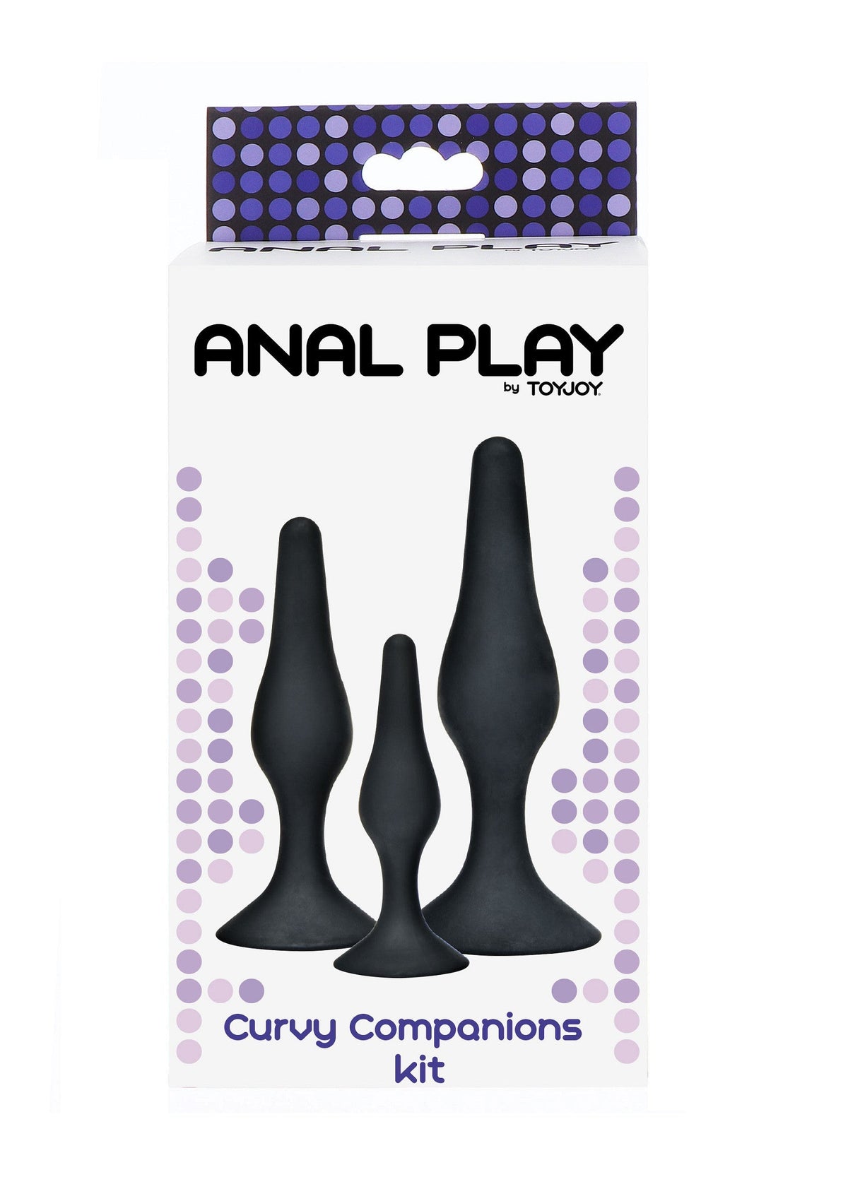 10283 toyjoy anal play curvy companions kit 3 pcs