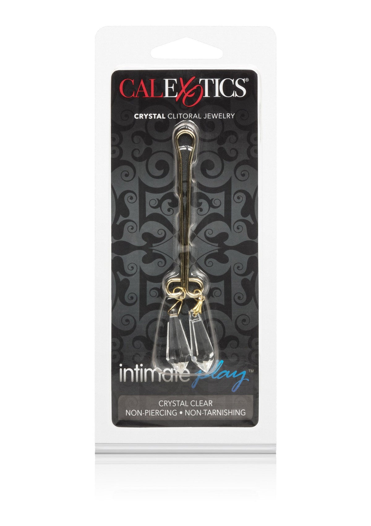 12941 calexotics nipple play crystal clitoral jewelry