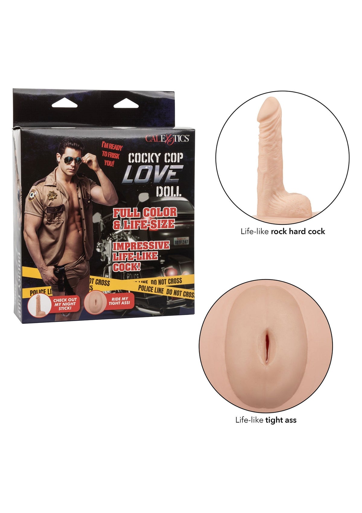 13528 calexotics love dolls cocky cop love doll