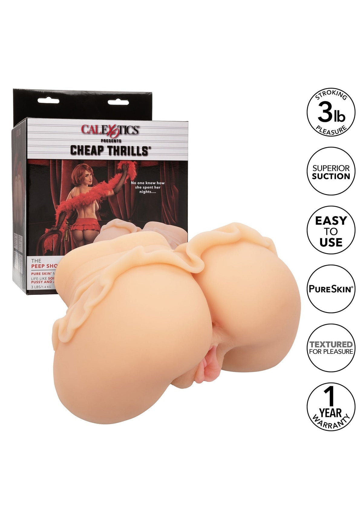 14624 calexotics cheap thrills the peep show girl