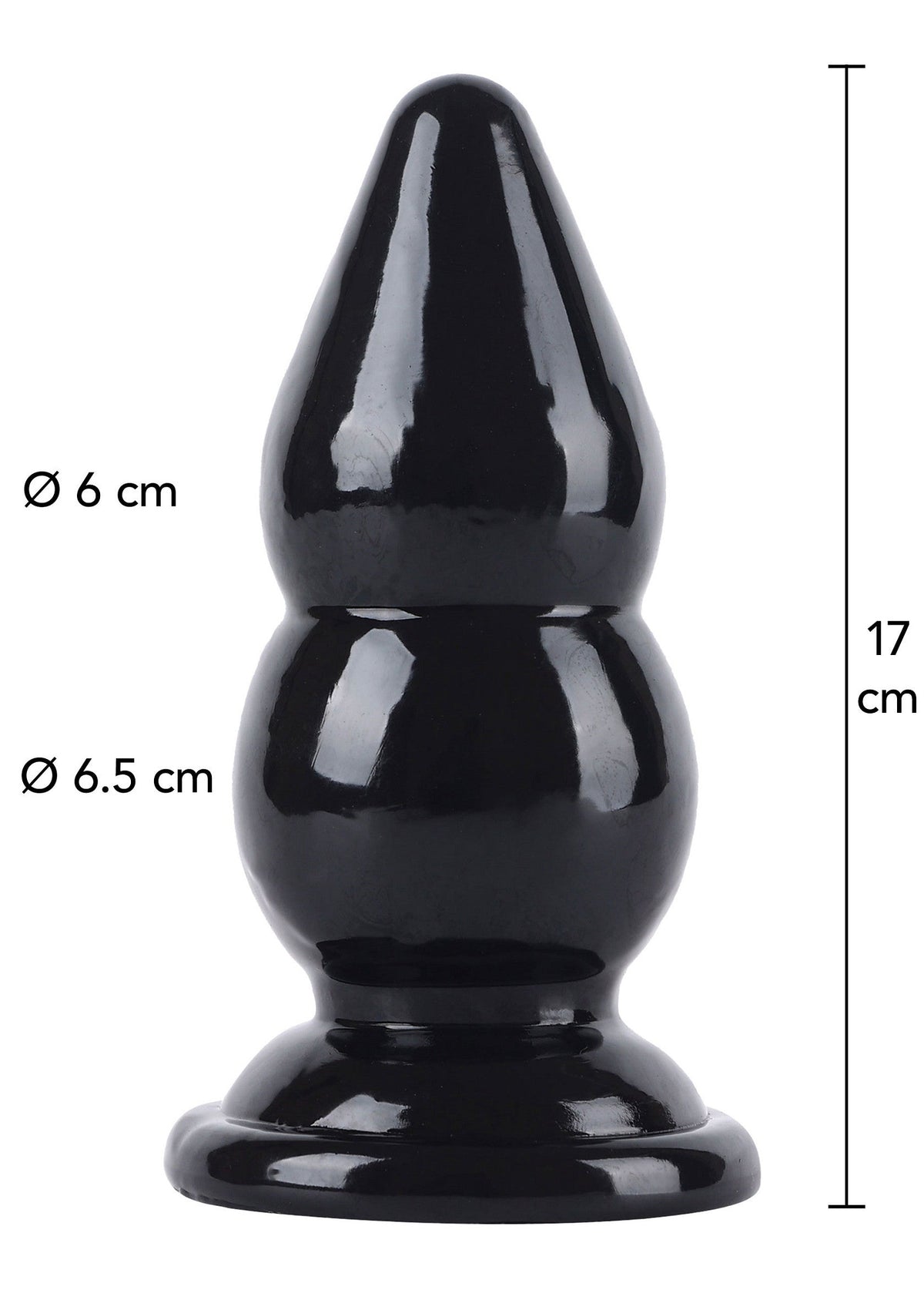 16869 hidden desire extreme buttplug balls large 17cm