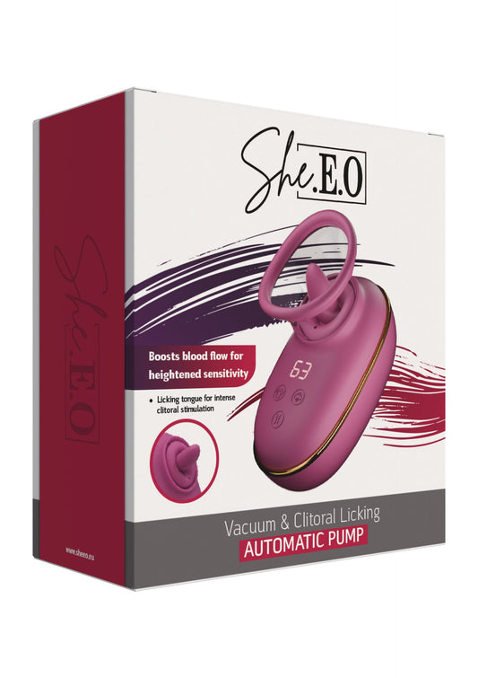 Licking Clitoral Automatic Pump