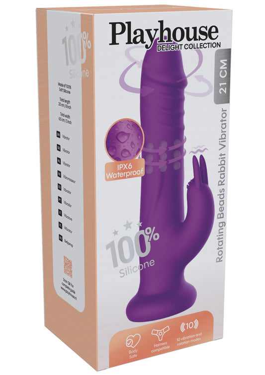 Rotating Beads Rabbit Vibrator