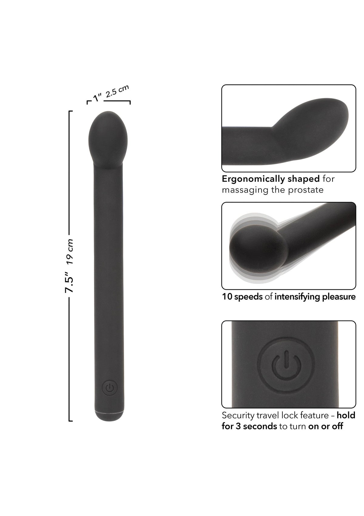 27680 calexotics dr joel kaplan rechargeable prostate massager