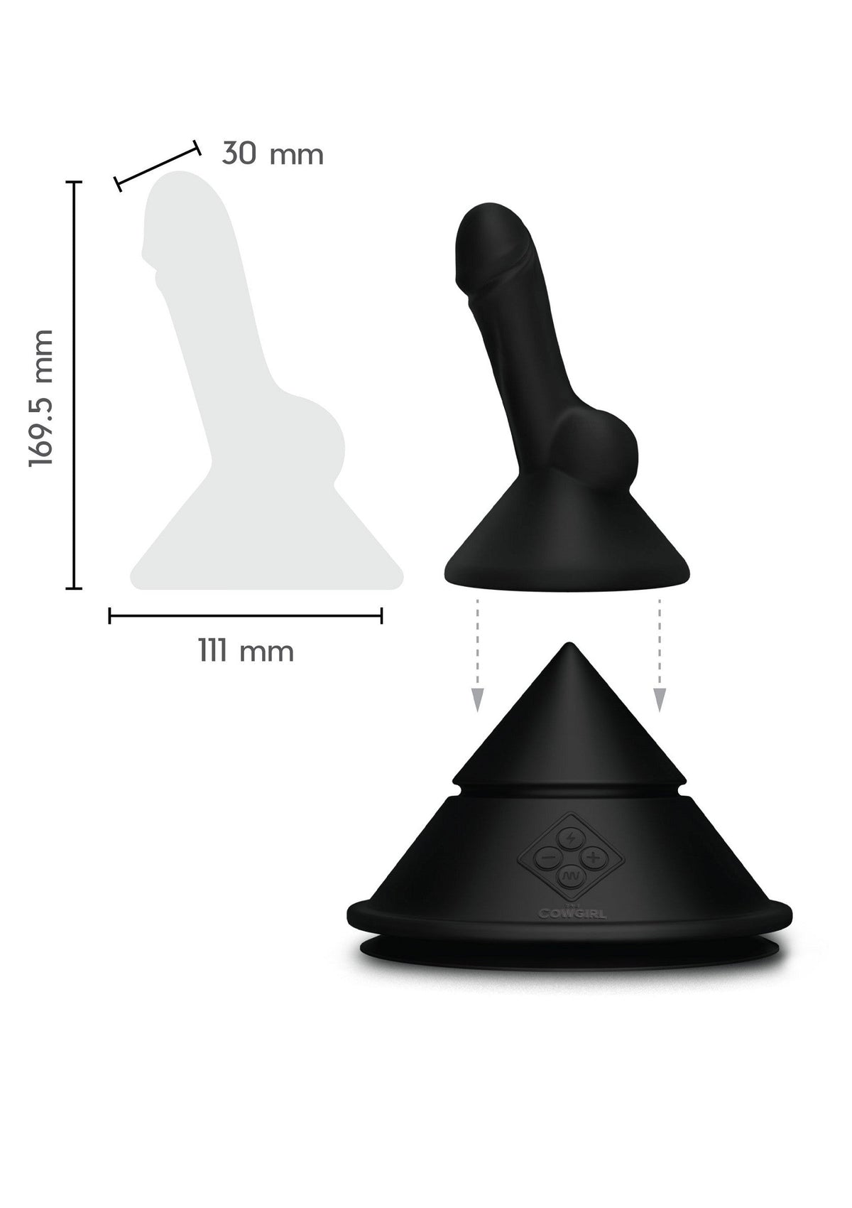 35253 cowgirl cone sex machine