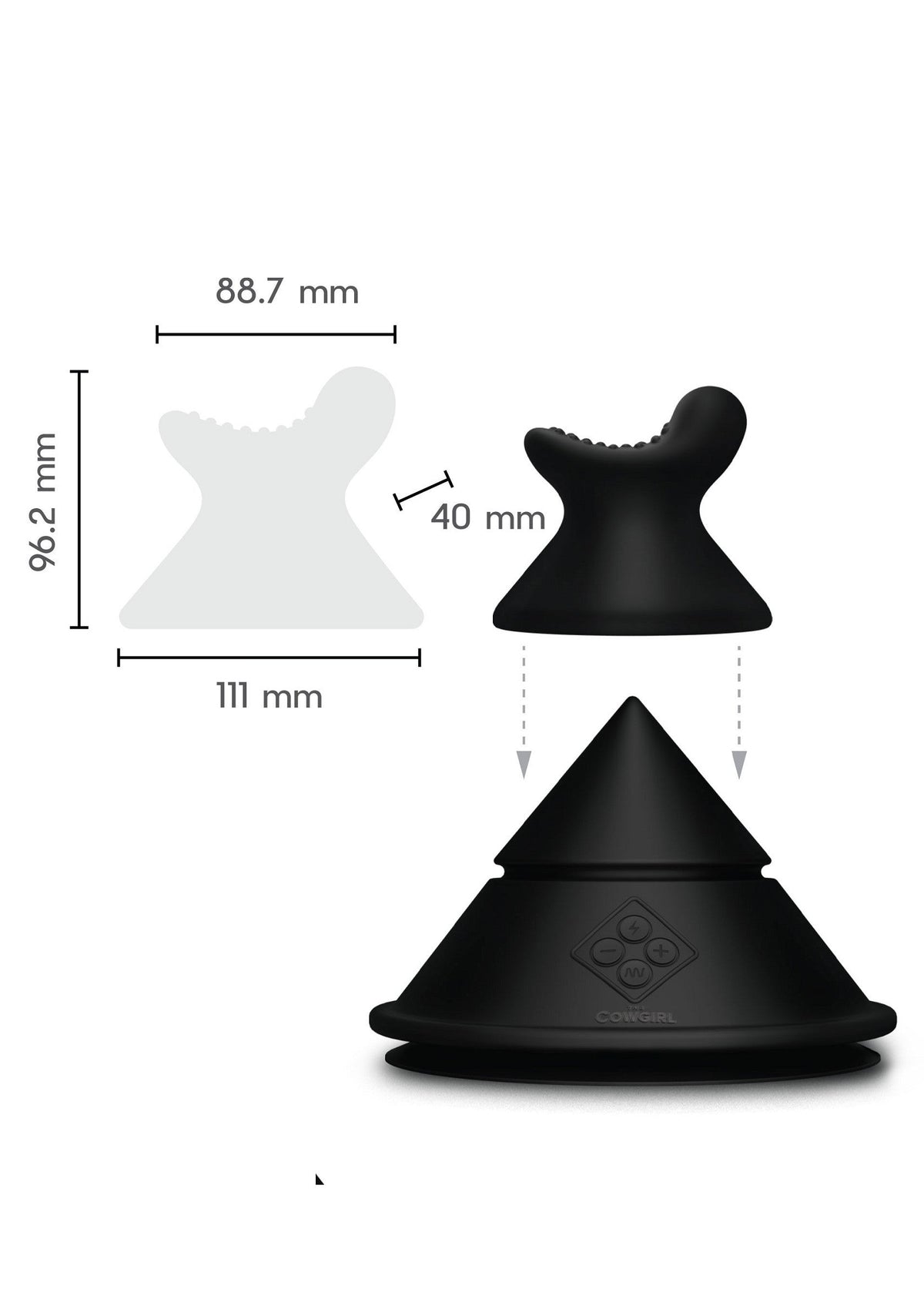 35253 cowgirl cone sex machine