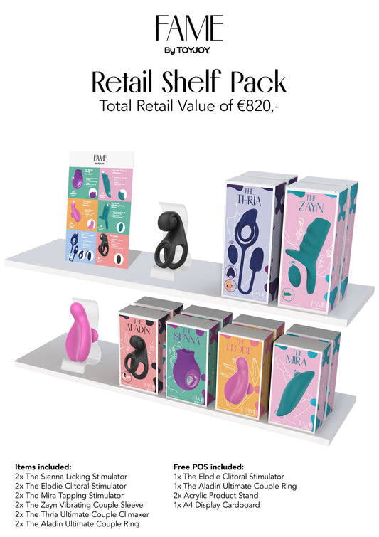 Retail Shelf Pack: ToyJoy Fame 2